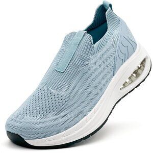 Dolphinslides Women Men Light Blue Running Athletic Tennis Lightweight Sneakers